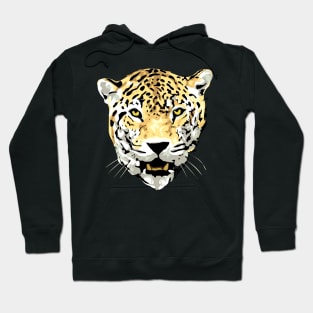 leopard portrait art Hoodie